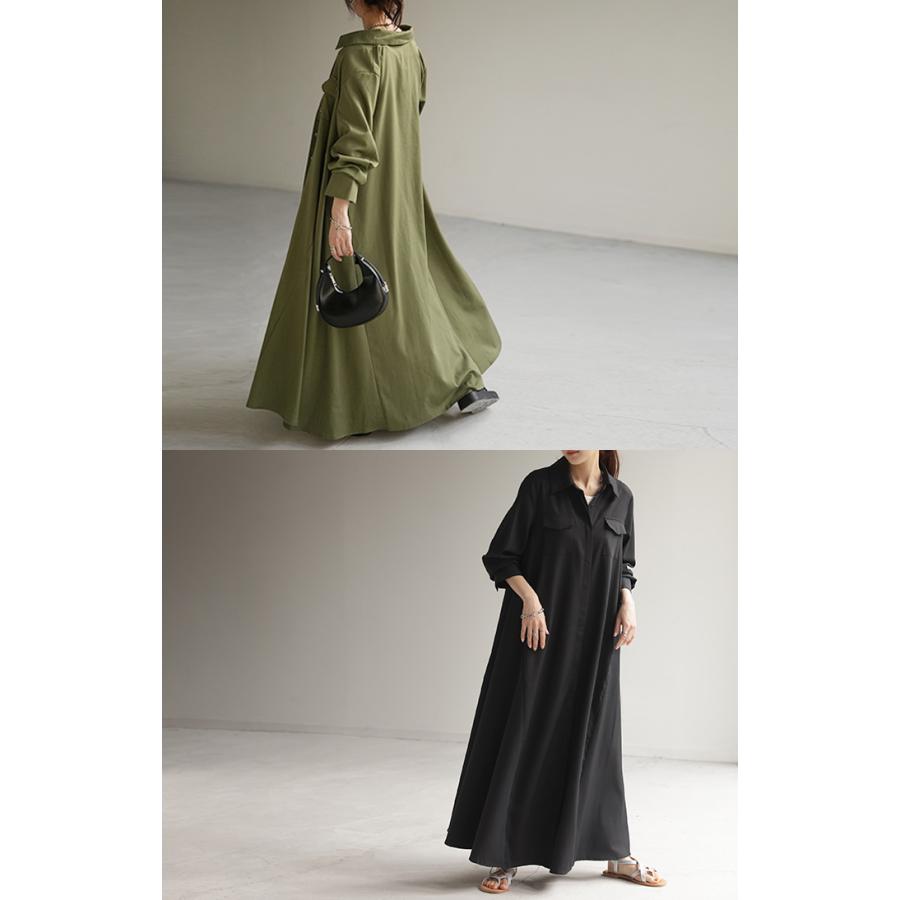 HUG.U（ハグユー） ワンピース シャツ 体型カバー レディース トップス