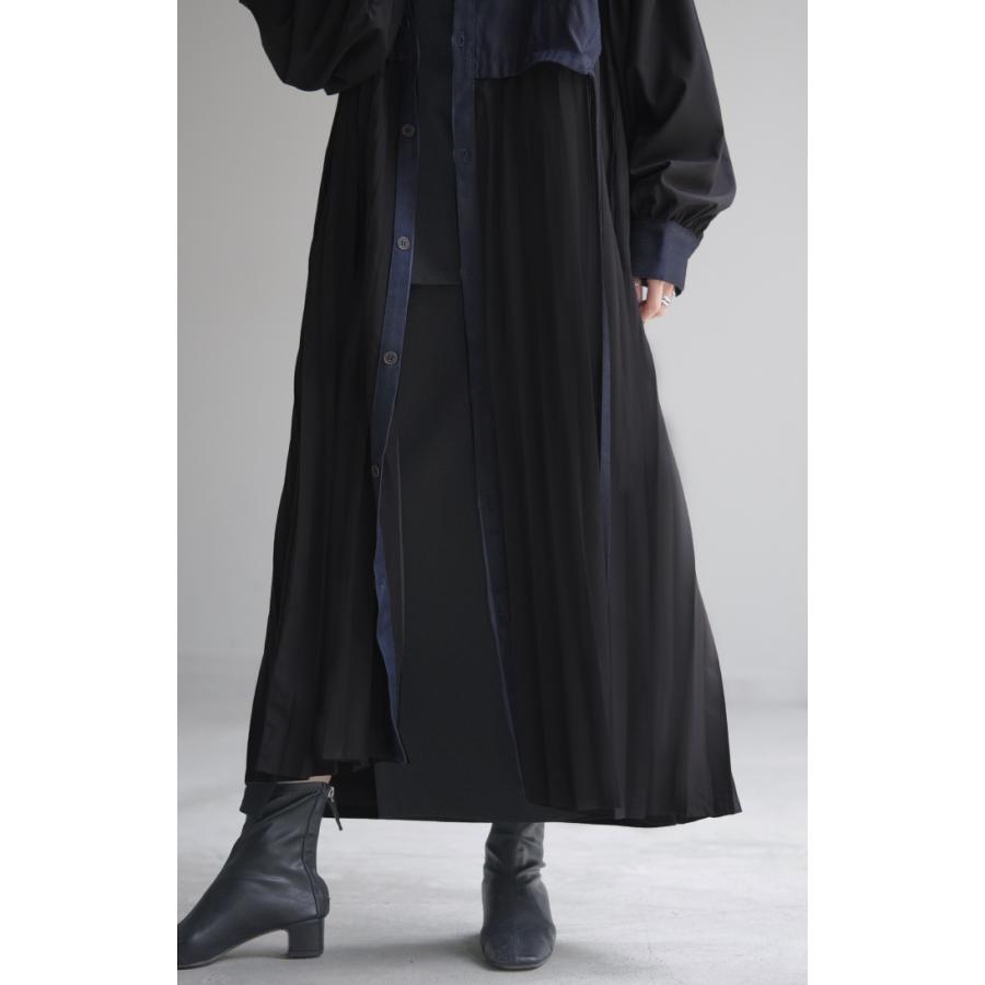 HUG.U（ハグユー） ワンピ レディース アウター プリーツ シャツ