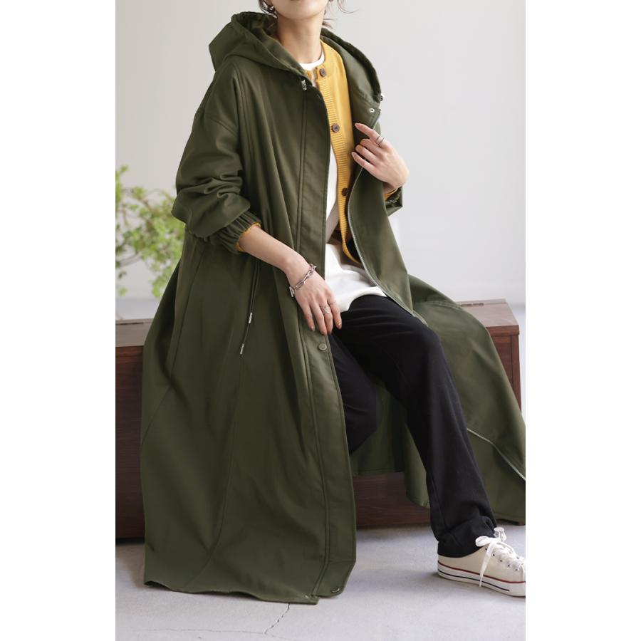 アウター 軽量 ミリタリー パーカー マウンテンパーカー レディース コート ミリタリーコート ライトアウター | HUG.U | 12