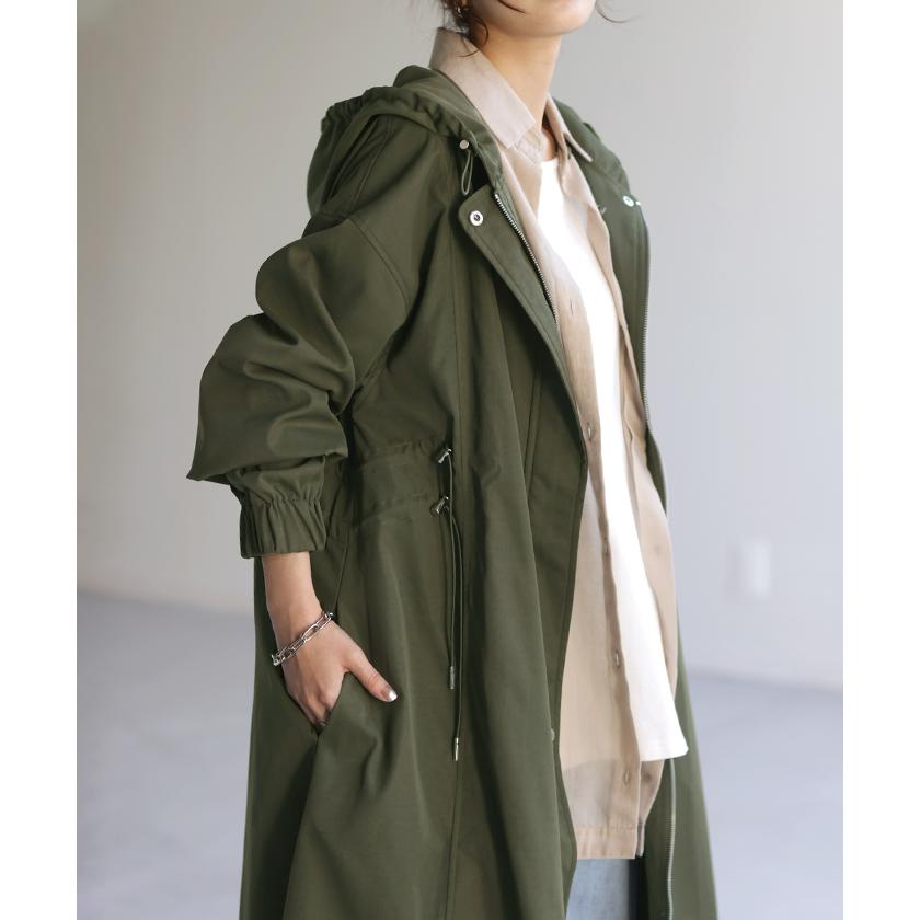 アウター 軽量 ミリタリー パーカー マウンテンパーカー レディース コート ミリタリーコート ライトアウター | HUG.U | 15
