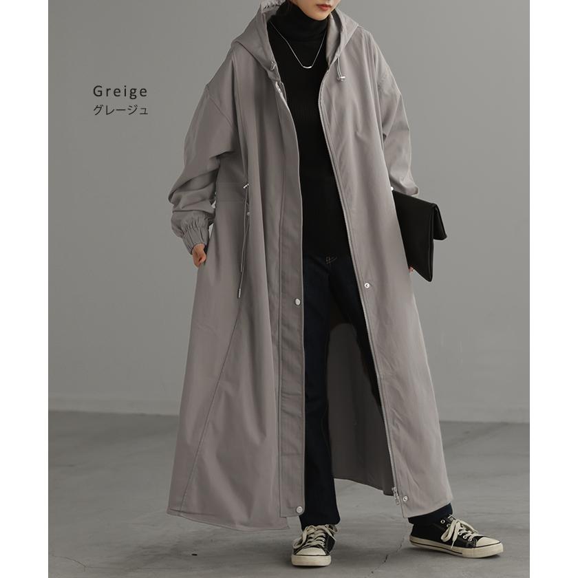 アウター 軽量 ミリタリー パーカー マウンテンパーカー レディース コート ミリタリーコート ライトアウター | HUG.U | 16