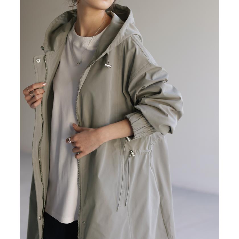 アウター 軽量 ミリタリー パーカー マウンテンパーカー レディース コート ミリタリーコート ライトアウター | HUG.U | 05