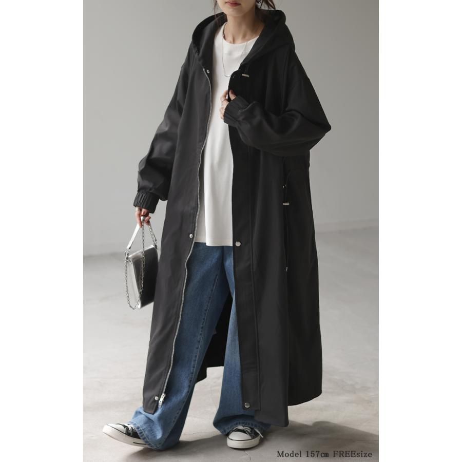 アウター 軽量 ミリタリー パーカー マウンテンパーカー レディース コート ミリタリーコート ライトアウター | HUG.U | 06