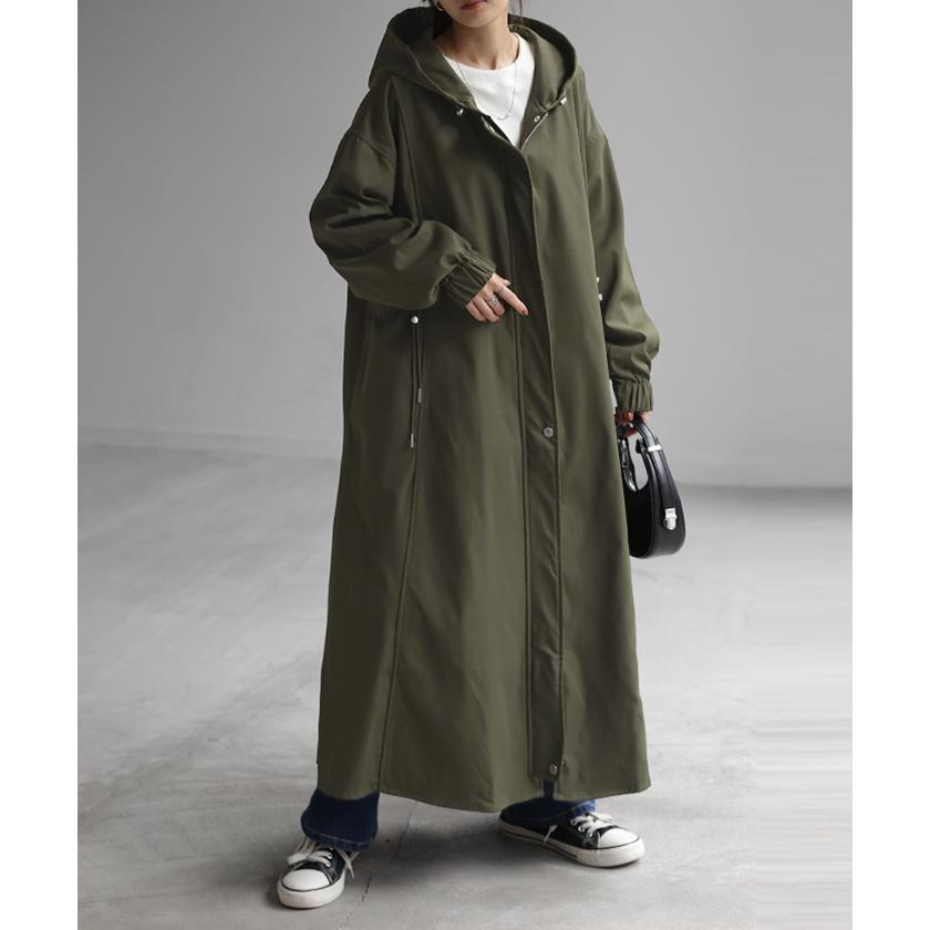 アウター 軽量 ミリタリー パーカー マウンテンパーカー レディース コート ミリタリーコート ライトアウター | HUG.U | 07