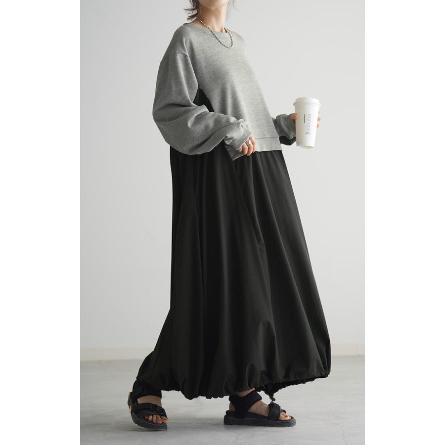 ワンピース ロング バイカラー レディース バイカラーワンピース ロングワンピース マキシ タイムセールSW2 | HUG.U | 10