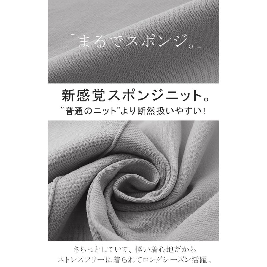 HUG.U ワンピース ワンピ スポンジ ニット 体型カバー ニット HUG.U ワンピース ワンピ スポンジ ニット 体型カバー ニット