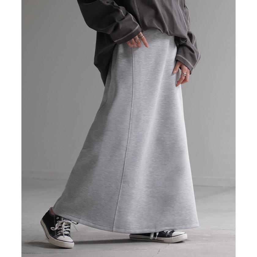 スカート スウェット 別売り セットアップ可 Aライン レディース ロングスカート ボトムス スウェット | HUG.U | 18