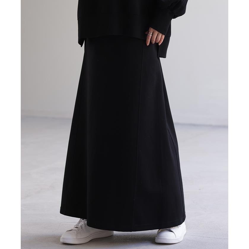 スカート スウェット 別売り セットアップ可 Aライン レディース ロングスカート ボトムス スウェット | HUG.U | 06