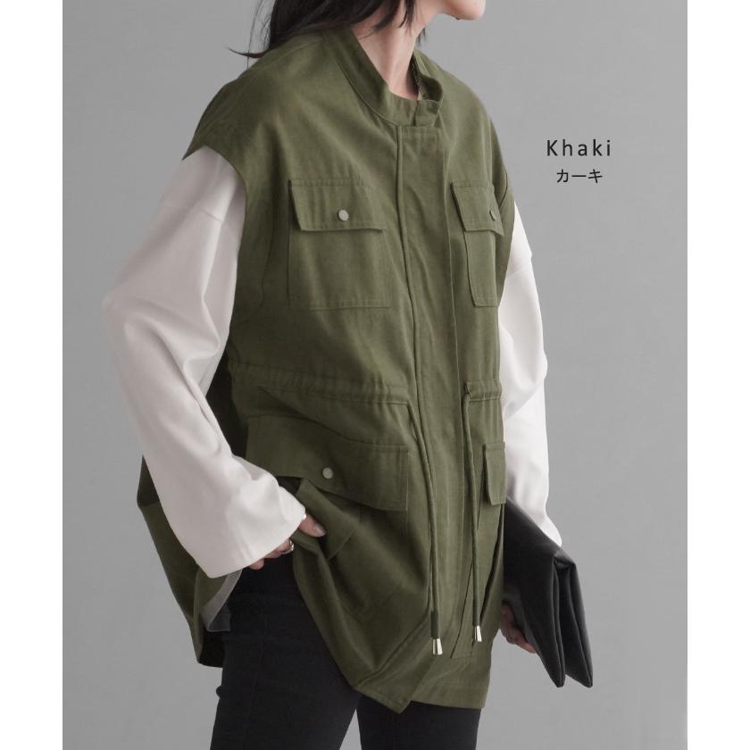 HUG.U ベスト ジレ レディース トップス ミリタリー ミリタリー