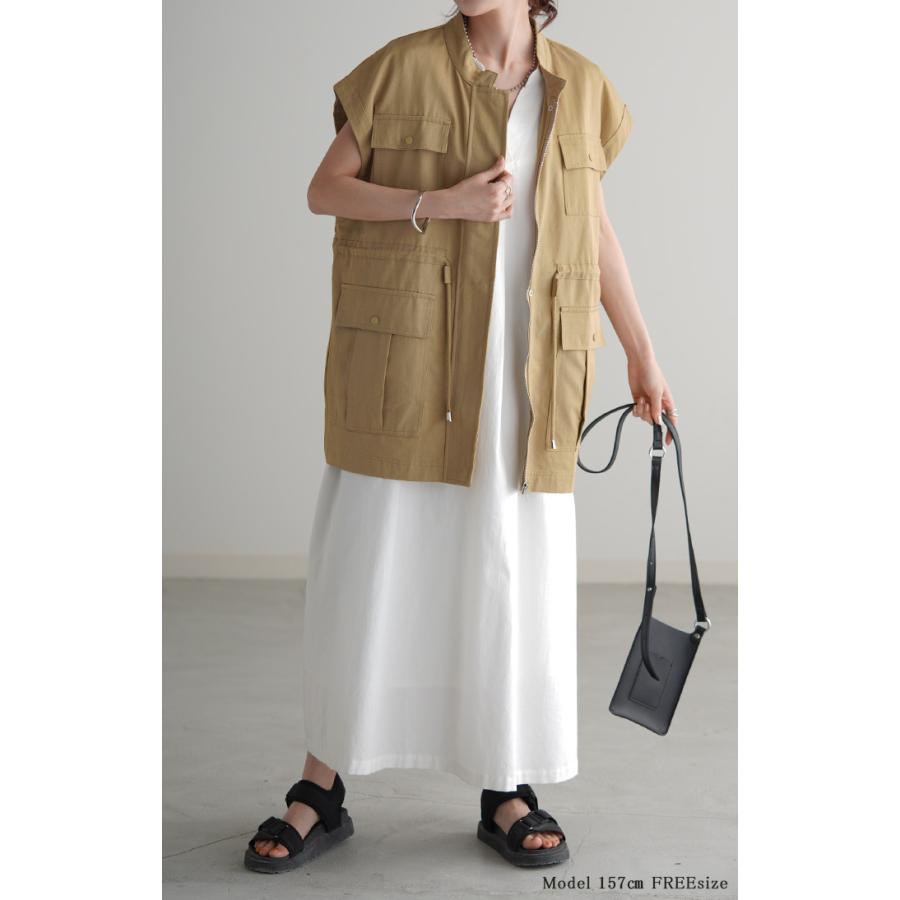 ベスト ジレ レディース トップス ミリタリー ミリタリーベスト ミリタリージレ ワークベスト ワーク | HUG.U | 23