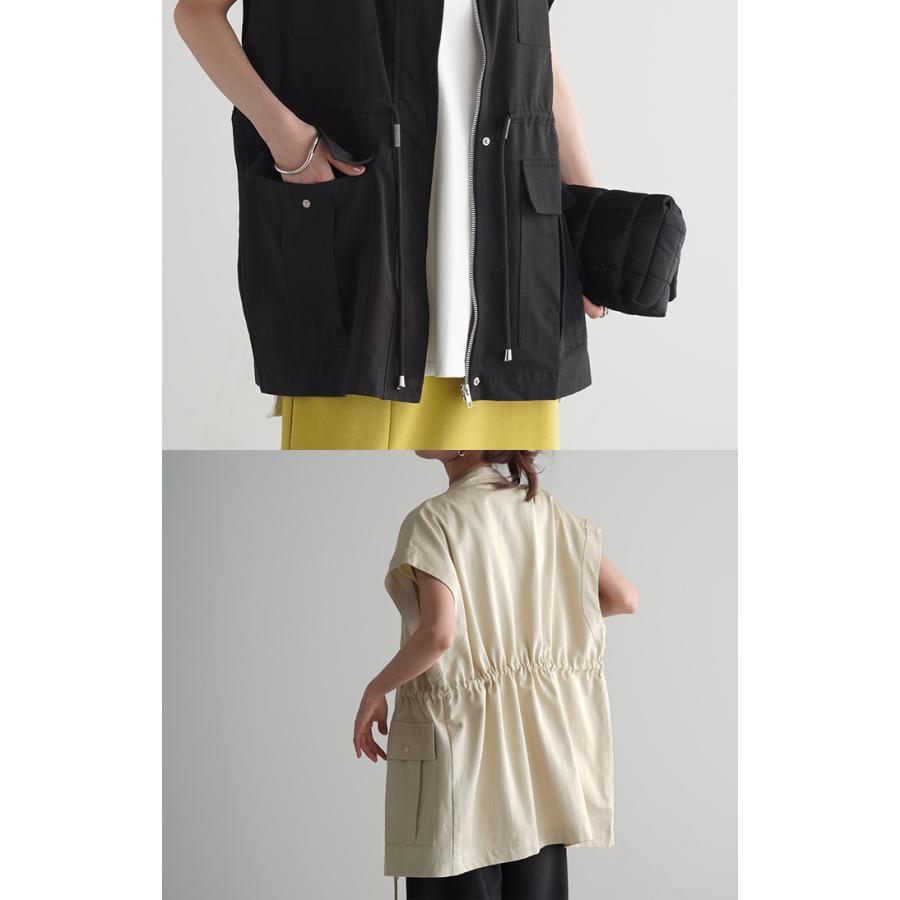 ベスト ジレ レディース トップス ミリタリー ミリタリーベスト ミリタリージレ ワークベスト ワーク | HUG.U | 11