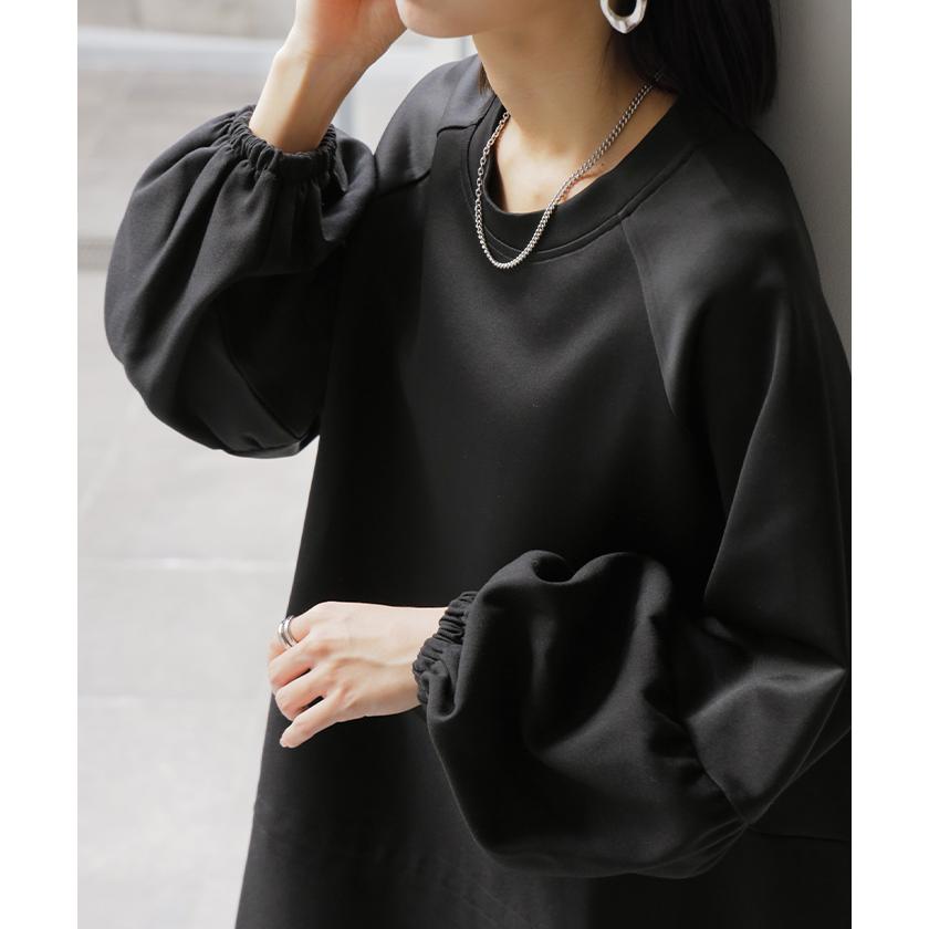 HUG.U（ハグユー） トップス ドロスト チュニック ドッキング プル