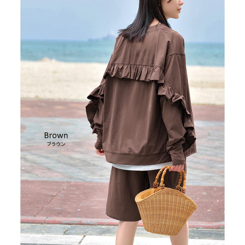 ラッシュガード UVカット 99%以上 水陸両用 上下 2点セット レディース 長袖 トップス アウター パンツ ハーフパンツ 紫外線対策 接触冷感 吸水 速乾 ロング | HUG.U | 14