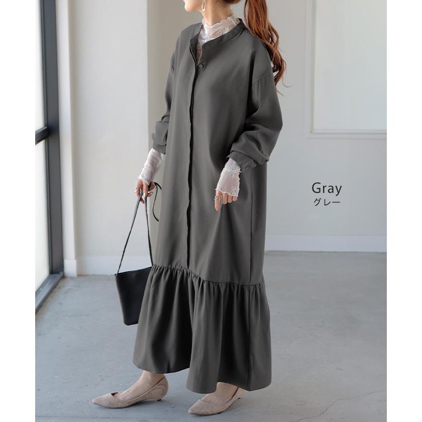 HUG.U（ハグユー） ワンピース レディース ロング シャツワンピース