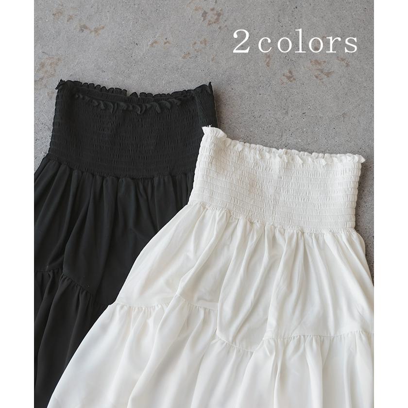 付け裾 レイヤード レディース 重ね着風 フリル シフォン つけ裾 着け裾 重ね着 レイヤードシャツ ブラウス Tシャツ ラウンド インナー フェイクレイヤード | HUG.U | 10