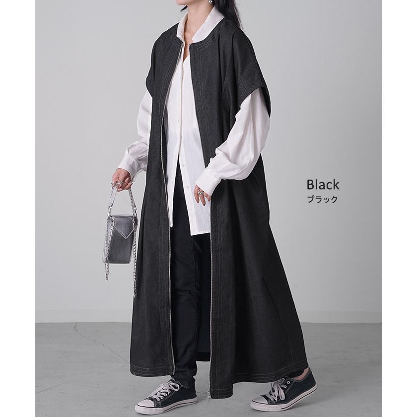 HUG.U（ハグユー） ワンピース ジレ 2way ロング レディース トップス