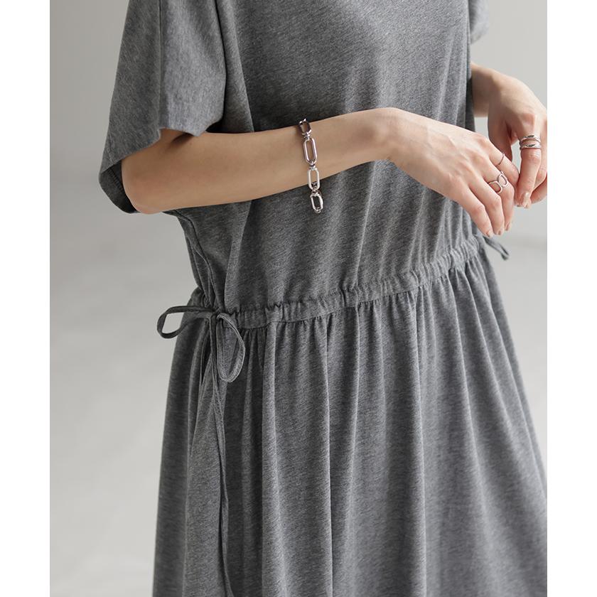 ワンピース 半袖 ロング レディース カットソー ワンピ マキシワンピース ロングワンピース ロングワンピ | HUG.U | 15