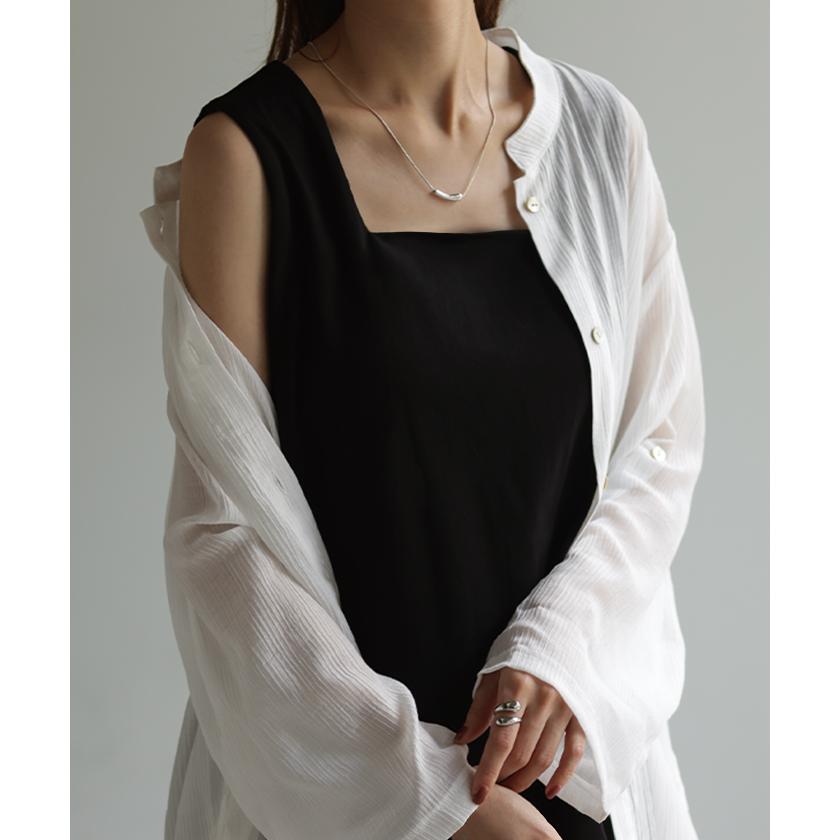 SALE タンクトップ レディース インナー ブラトップ カップ付き パット付き トップス スクエアタンク カットソー | HUG.U | 08