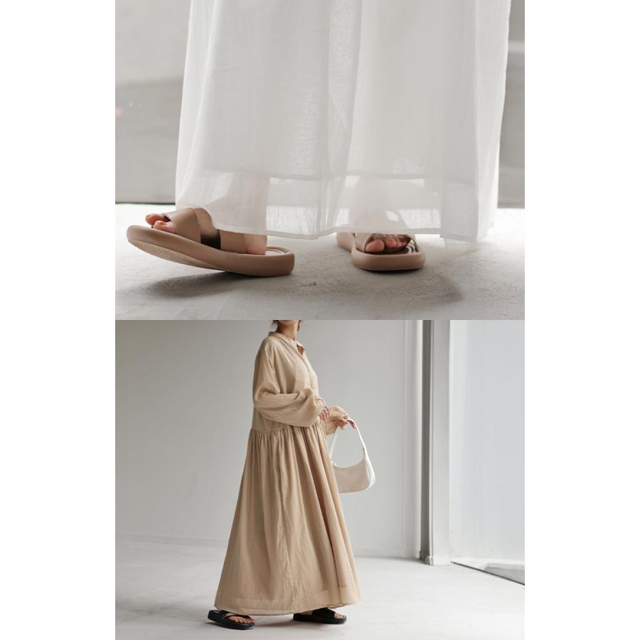 ワンピース ナチュラル 綿100％ ロング シャツワンピース シャツ レディース ロングワンピース ロングワンピ | HUG.U | 14
