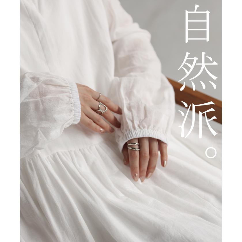 ワンピース ナチュラル 綿100％ ロング シャツワンピース シャツ レディース ロングワンピース ロングワンピ | HUG.U | 15