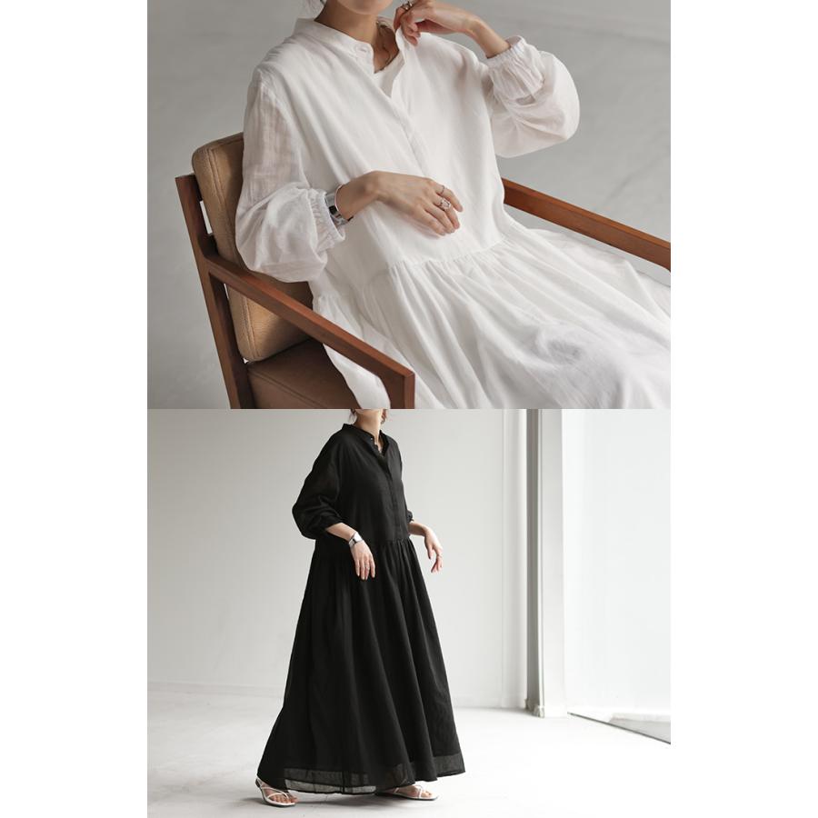 ワンピース ナチュラル 綿100％ ロング シャツワンピース シャツ レディース ロングワンピース ロングワンピ | HUG.U | 06