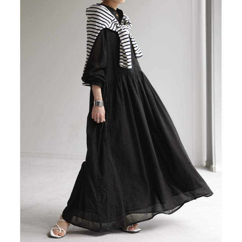 ワンピース ナチュラル 綿100％ ロング シャツワンピース シャツ レディース ロングワンピース ロングワンピ | HUG.U | 08