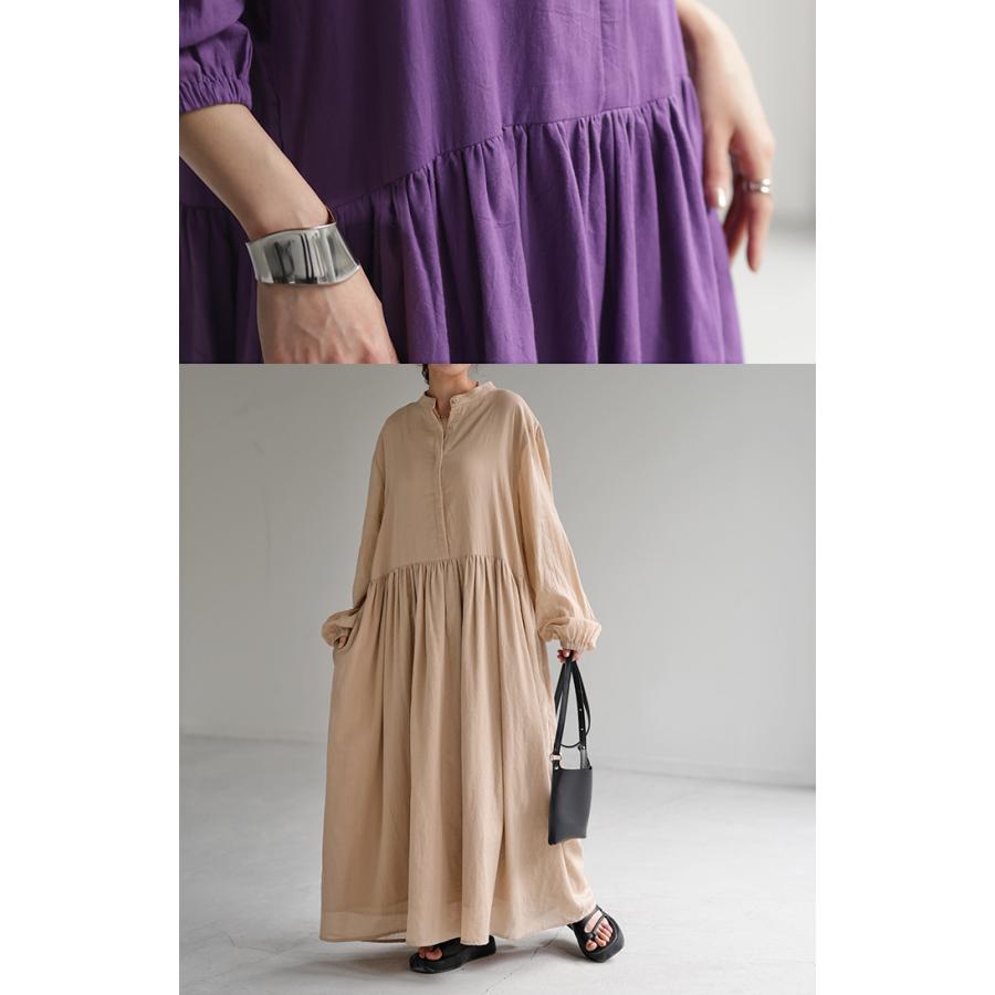 ワンピース ナチュラル 綿100％ ロング シャツワンピース シャツ レディース ロングワンピース ロングワンピ | HUG.U | 09