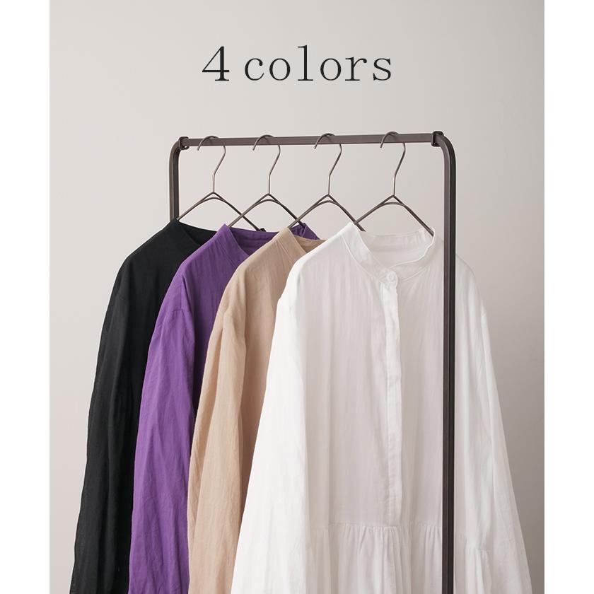 ワンピース ナチュラル 綿100％ ロング シャツワンピース シャツ レディース ロングワンピース ロングワンピ | HUG.U | 11