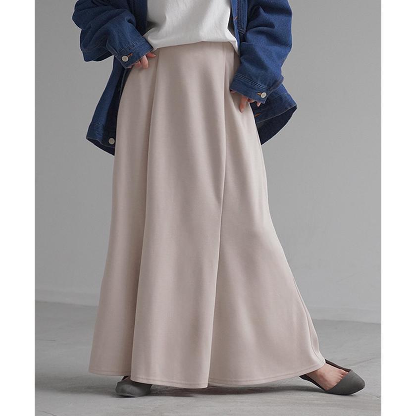 スカート 超伸び マーメイド Aライン レディース ロングスカート ボトムス ポンチ きれいめ フレア フレアスカート | HUG.U | 10