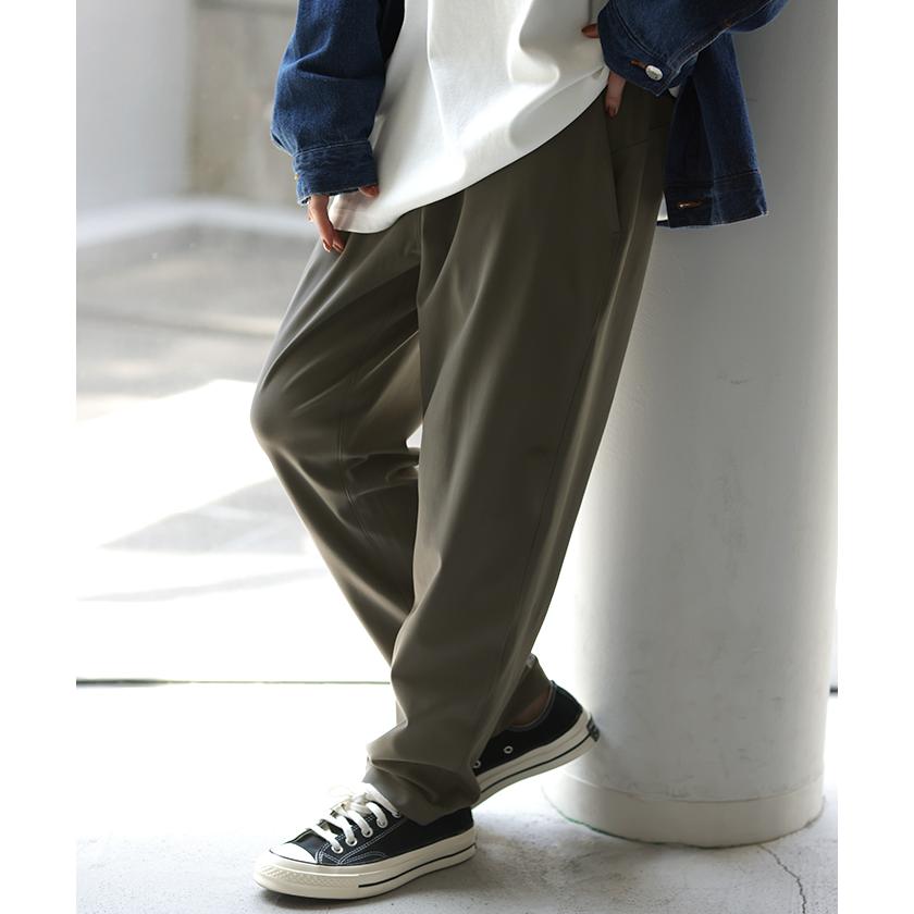 パンツ レディース テーパードパンツ ストレッチ ロング ボトムス テーパード カラーパンツ アンクルパンツ | HUG.U | 08