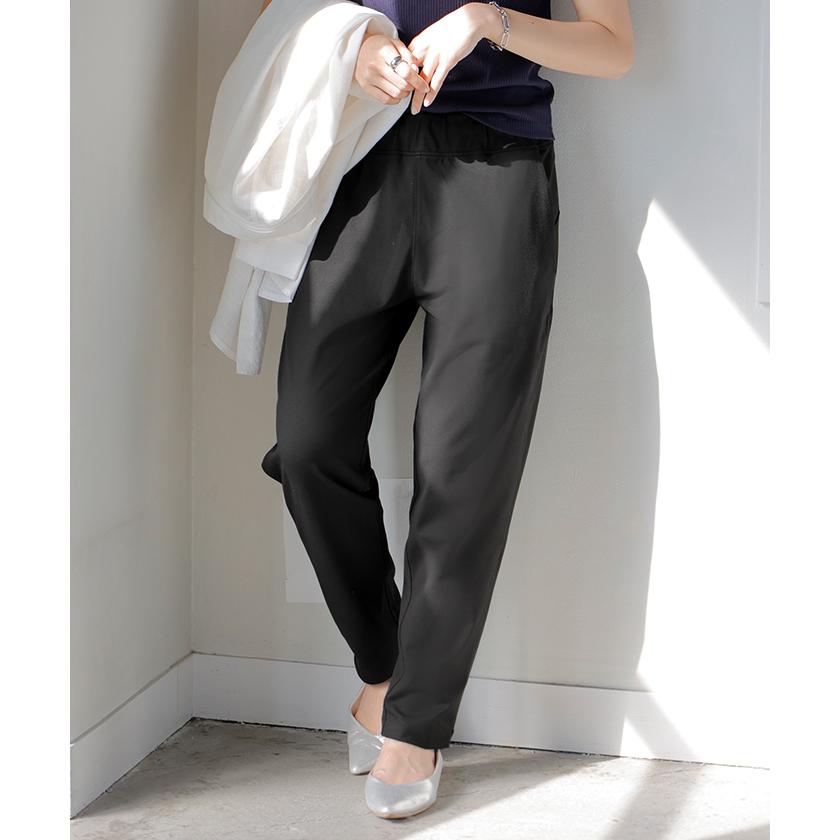 パンツ レディース テーパードパンツ ストレッチ ロング ボトムス テーパード カラーパンツ アンクルパンツ | HUG.U | 08