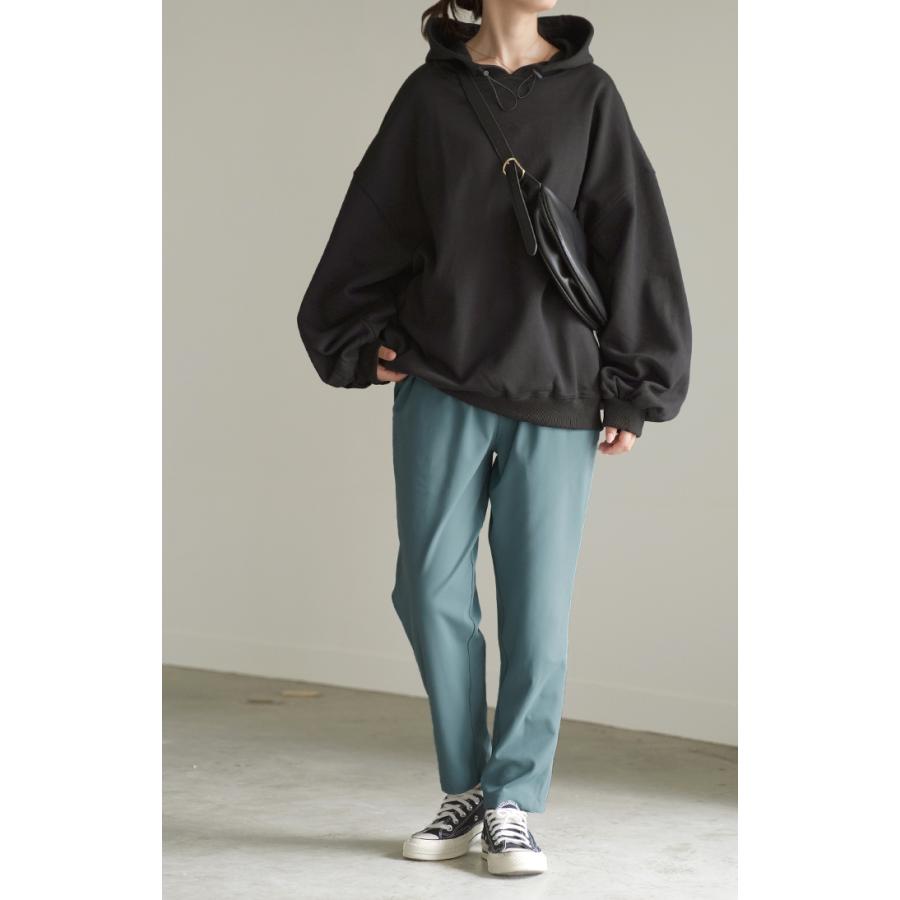 パンツ レディース テーパードパンツ ストレッチ ロング ボトムス テーパード カラーパンツ アンクルパンツ | HUG.U | 11