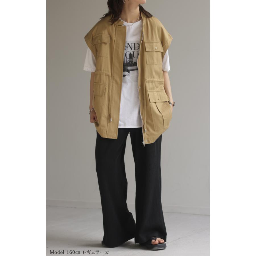 パンツ 超伸び カラーパンツ レディース リブパンツ セミフレア フレア ワイドパンツ ロング ジャージー 大きいサイズ ボトム | HUG.U | 11