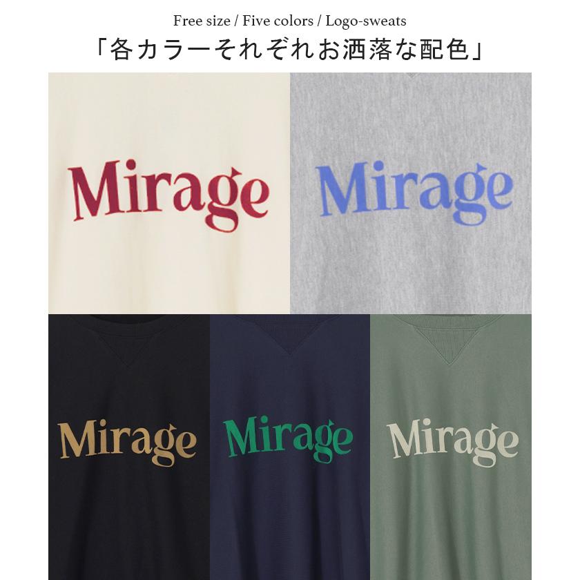 スウェット ロゴ ロング レディース トップス 長袖 Uネック ボリュームスリーブ お尻が隠れる ドルマン チュニック ストレッチ ドロップショルダー | HUG.U | 24