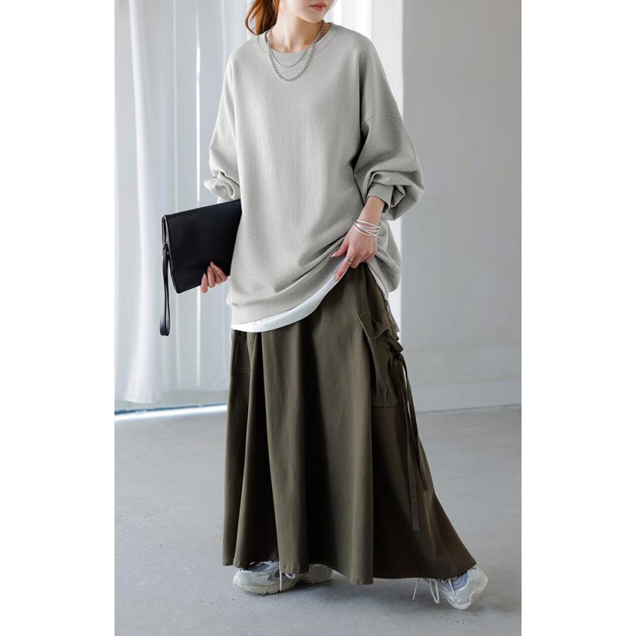 ニット レディース トップス ドルマン ドルマンスリーブ コクーン 体型カバー Vネック ハイネック クルーネック | HUG.U | 23