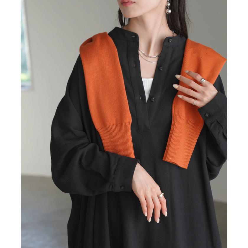 HUG.U（ハグユー） ワンピース ロング 綿 混 麻レディース ロング