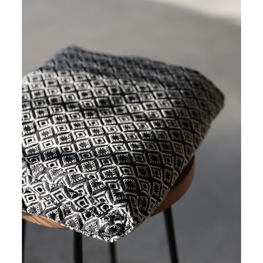 パンツ 刺繍 ワイド 綿100％ レディース ロング ワイドパンツ 太い ガウチョ ガウチョパンツ ズボン ハイウエスト カットワークレース | HUG.U | 18