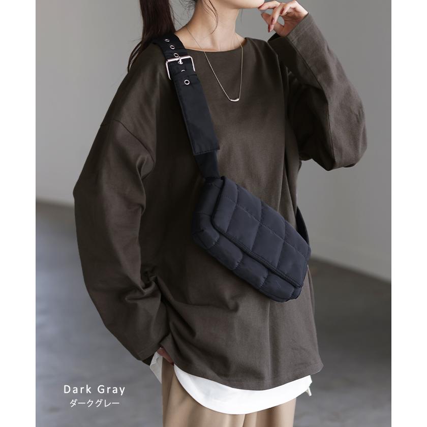 カットソー レディース ロンT 選べる Uネック Vネック 綿100% レディース トップス ティーシャツ 無地 長袖 Tシャツ | HUG.U | 23