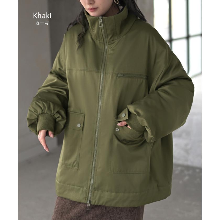 HUG.U（ハグユー） アウター ジャケット 中綿 ミリタリー レディース