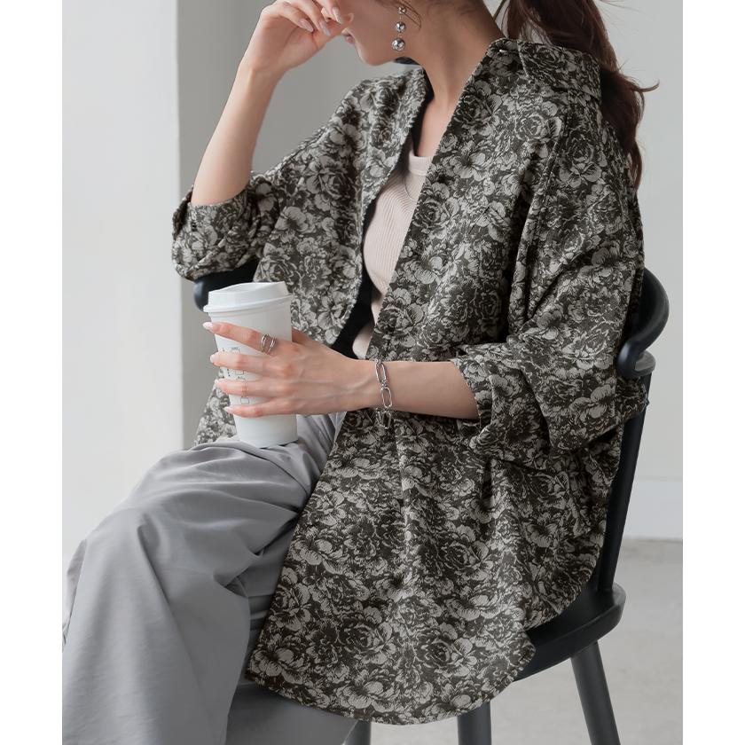 レディースロングシャツ シャツ レディース ロング丈 チュニック ブラウス 長袖シャツ