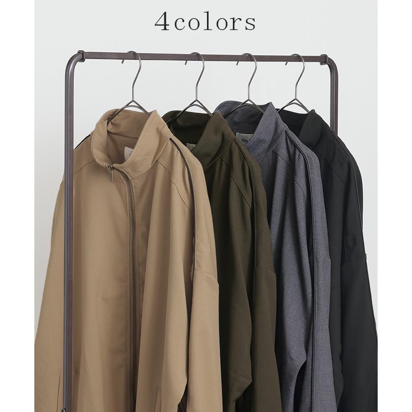 アウター スポーティー ブルゾン レディース ジャンパー MA-1 ミリタリー ライトアウター 羽織 ドルマン ジャケット 体型カバー ハイネック タートルネック | HUG.U | 13