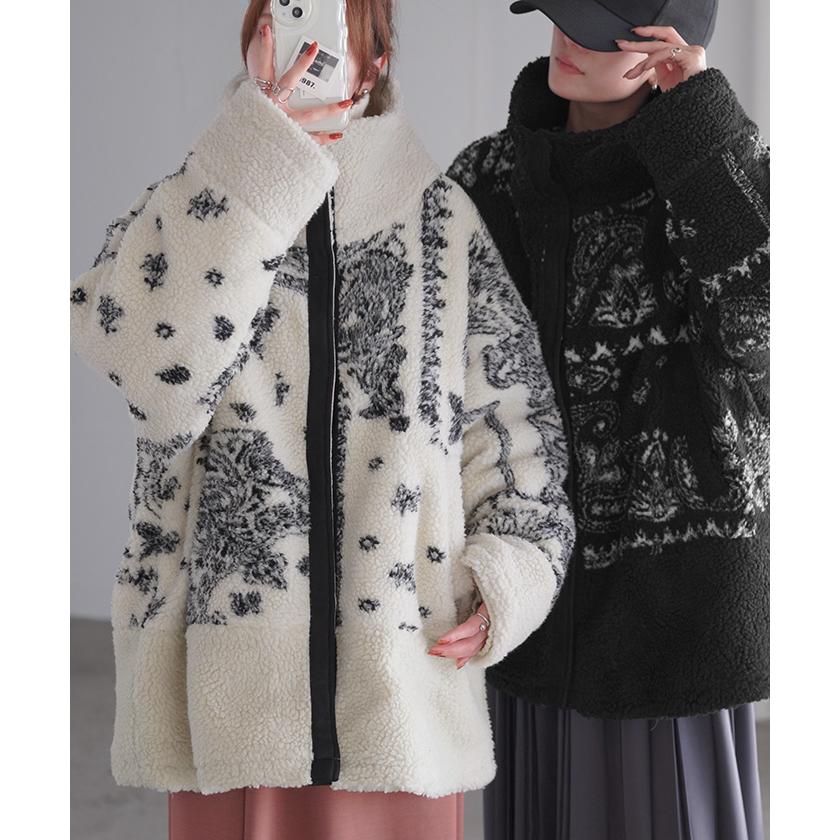 HUG.U（ハグユー） アウター ボアジャケット レディース コート