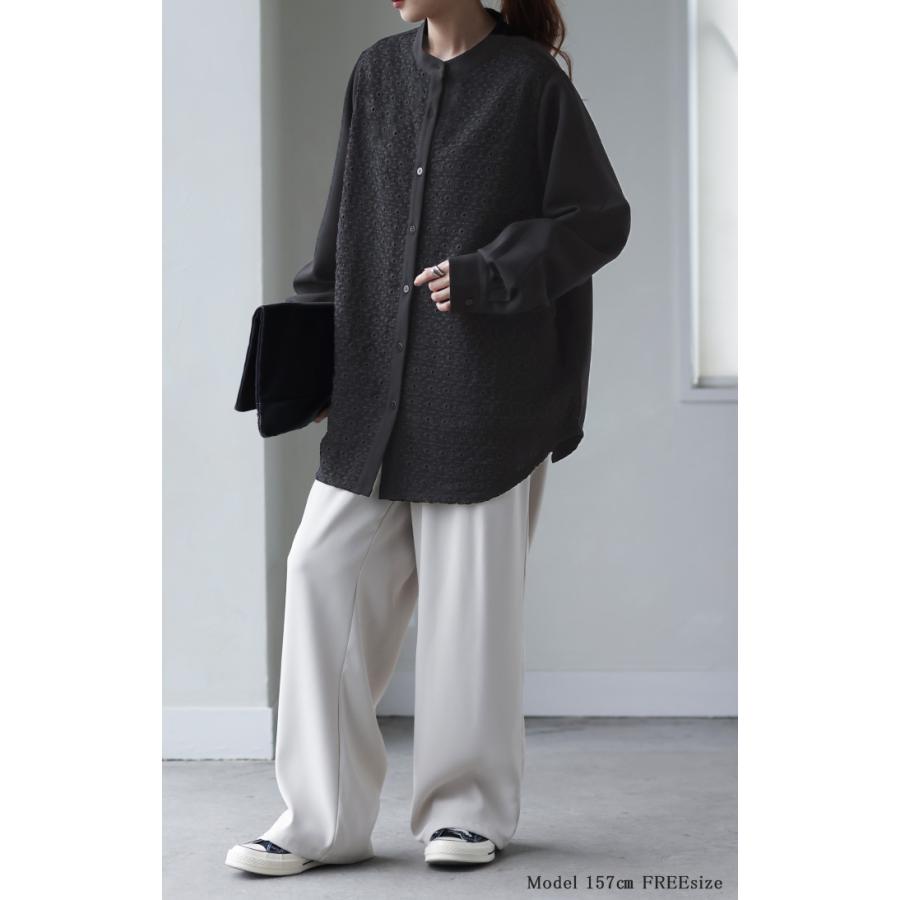 【新品タグ付き】スーパービューティー 花柄レースチュニック Tシャツ 44 XL 新品タグ付 スーパービューティー 花柄 レース チュニック 44 XL