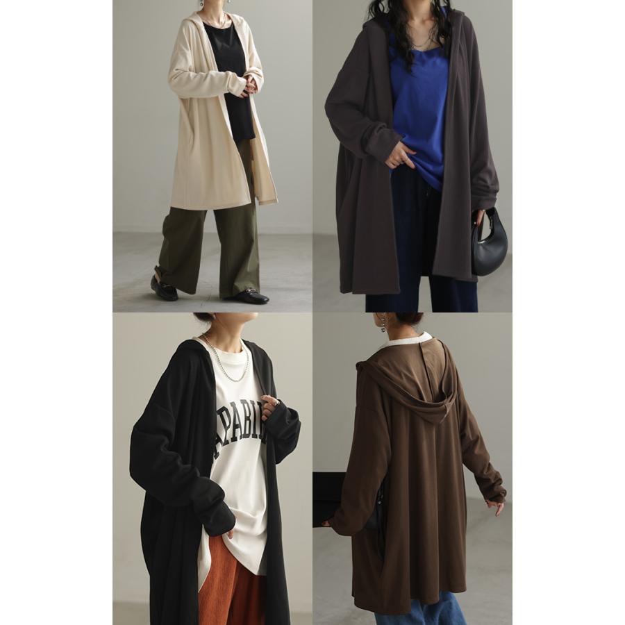 HUG.U（ハグユー） カーディガン ロング 変形 レディース アウター