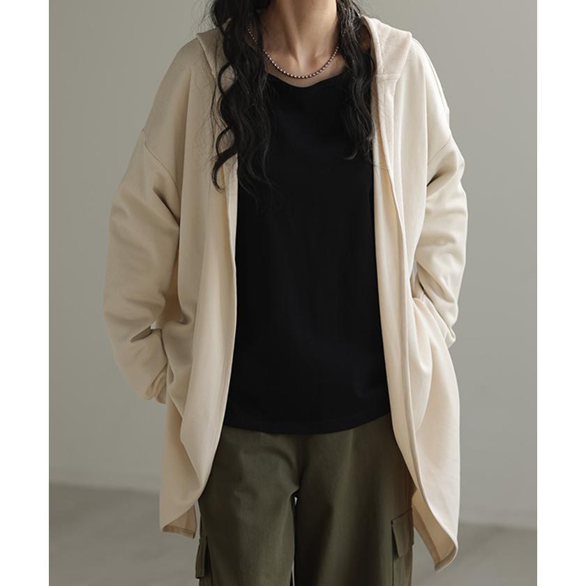 HUG.U（ハグユー） カーディガン ロング 変形 レディース アウター