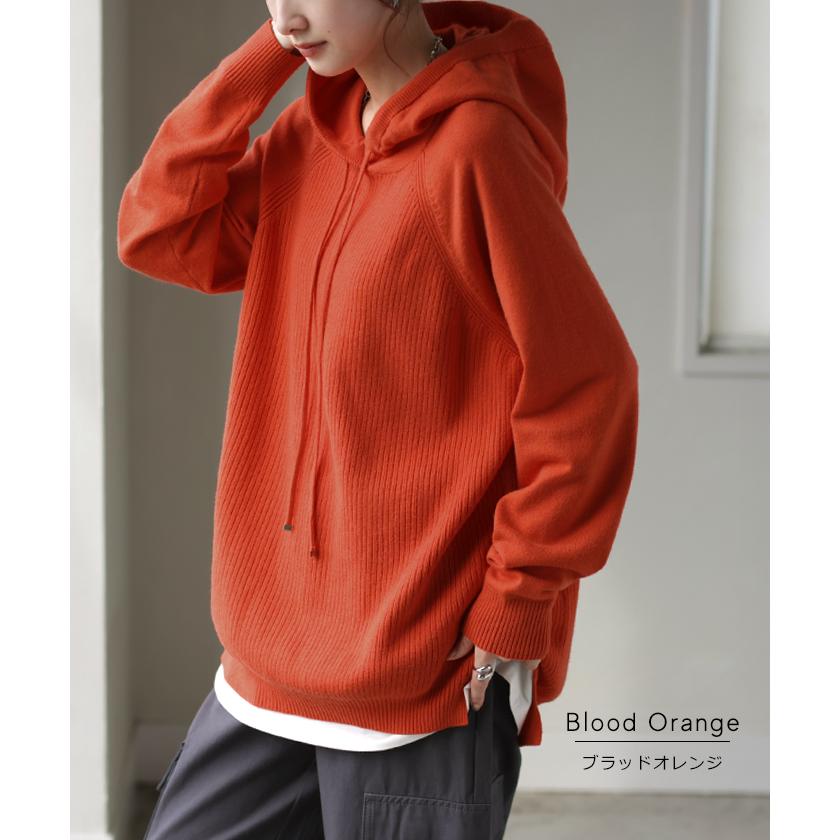 8 YARDS フード付きセーター オレンジ　L ゴルフ　レディース　パーカー 8 YARDS フード付きセーター オレンジ L ゴルフ レディース