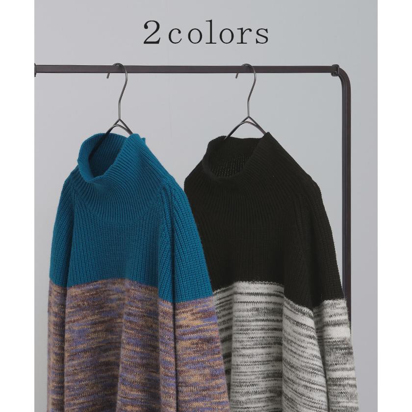 HUG.U ニット チュニック モヘアニット レディース セーター トップス