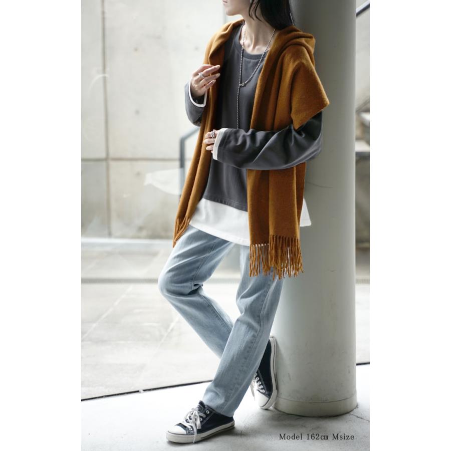 HUG.U トップス ロンT レイヤード 風 レディース カットソー HUG.U トップス ロンT レイヤード 風 レディース カットソー