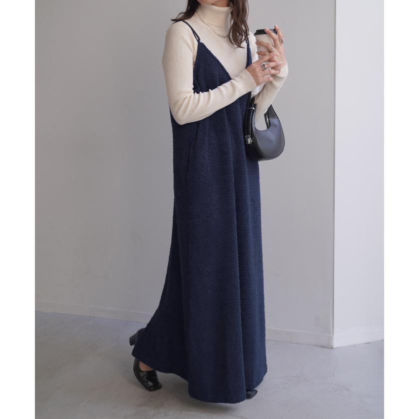 Unikko キャミロングワンピース HUG.U（ハグユー） ワンピース キャミソール ロング トップス