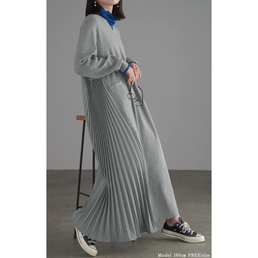 【極美品　サイズ5】　プリーツプリーズ　長袖　ロング　ワンピース　ニット 楽天市場】イッセイミヤケ プリーツプリーズ（着丈（スカート